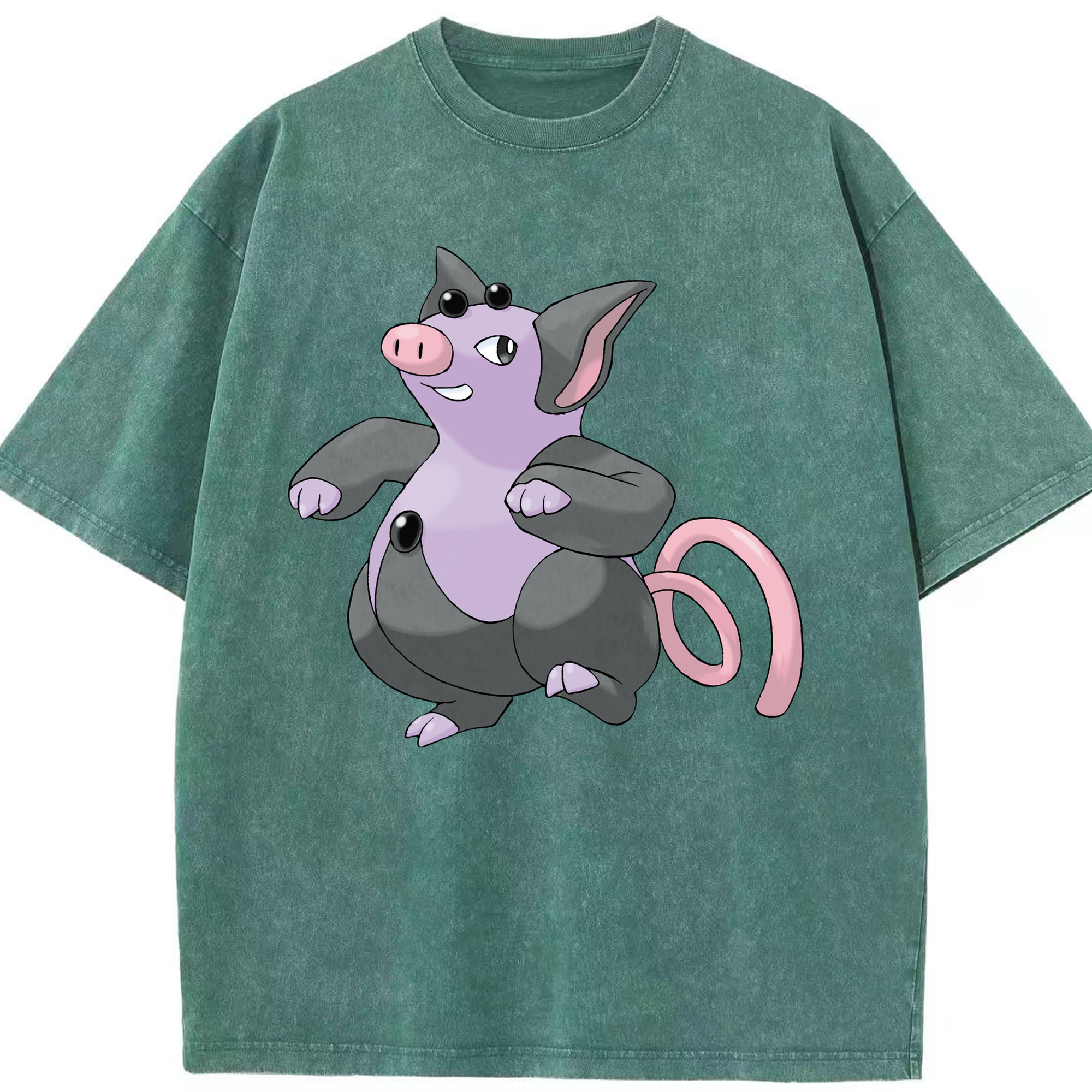 （画像用） ポケットモンスター Pokémon 綿100% ヴィンテージ風 半袖Tシャツ（フロントプリント）